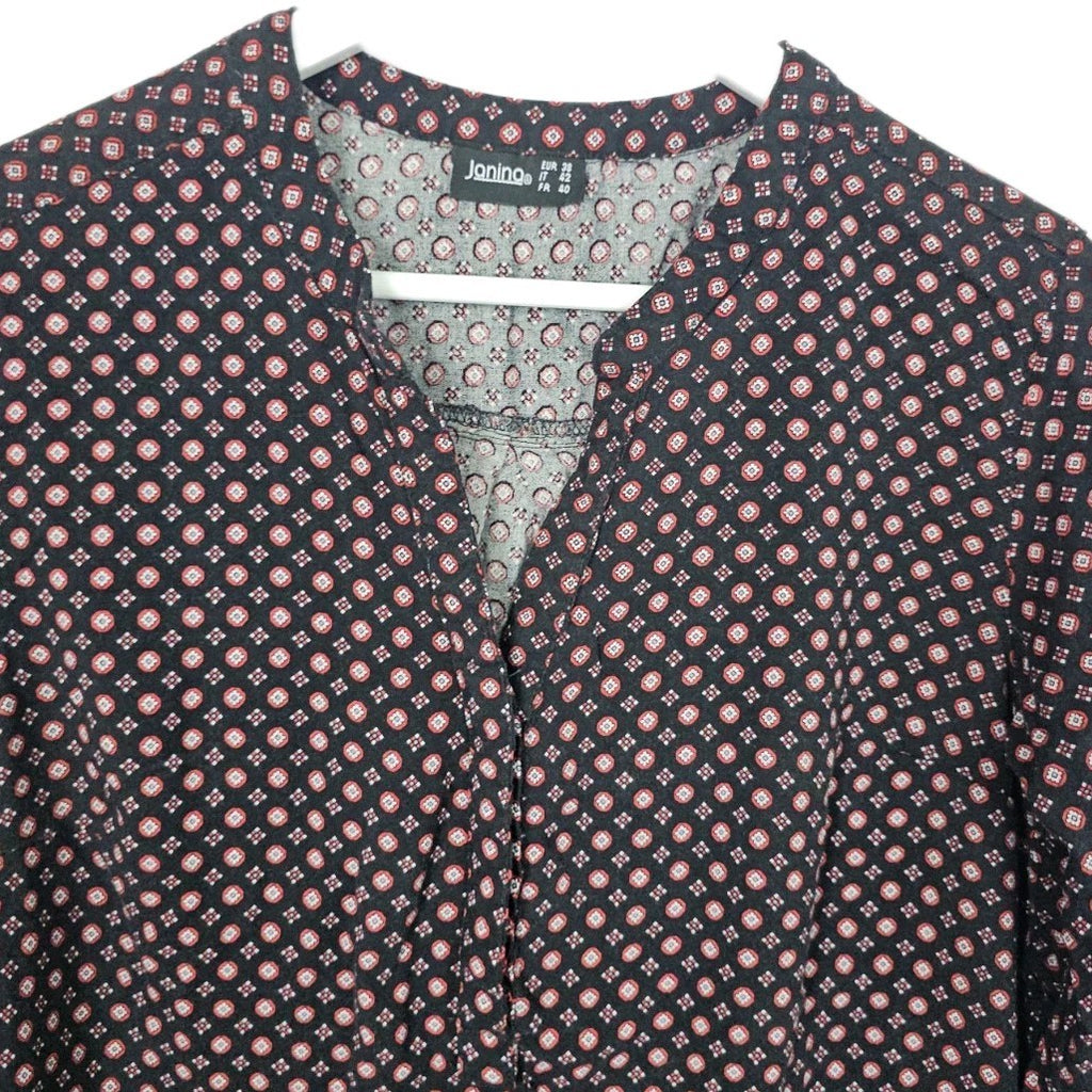 EK9003 Damen Bluse von Janina, schwarz-rot, Gr.381