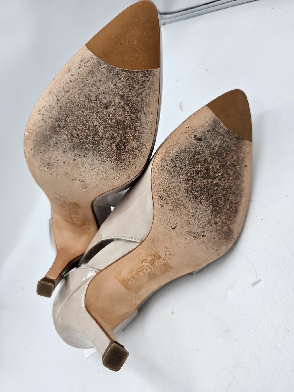 ES0089 Damen Pumps von Paul Green, grau, Gr. 37,5 (5)7