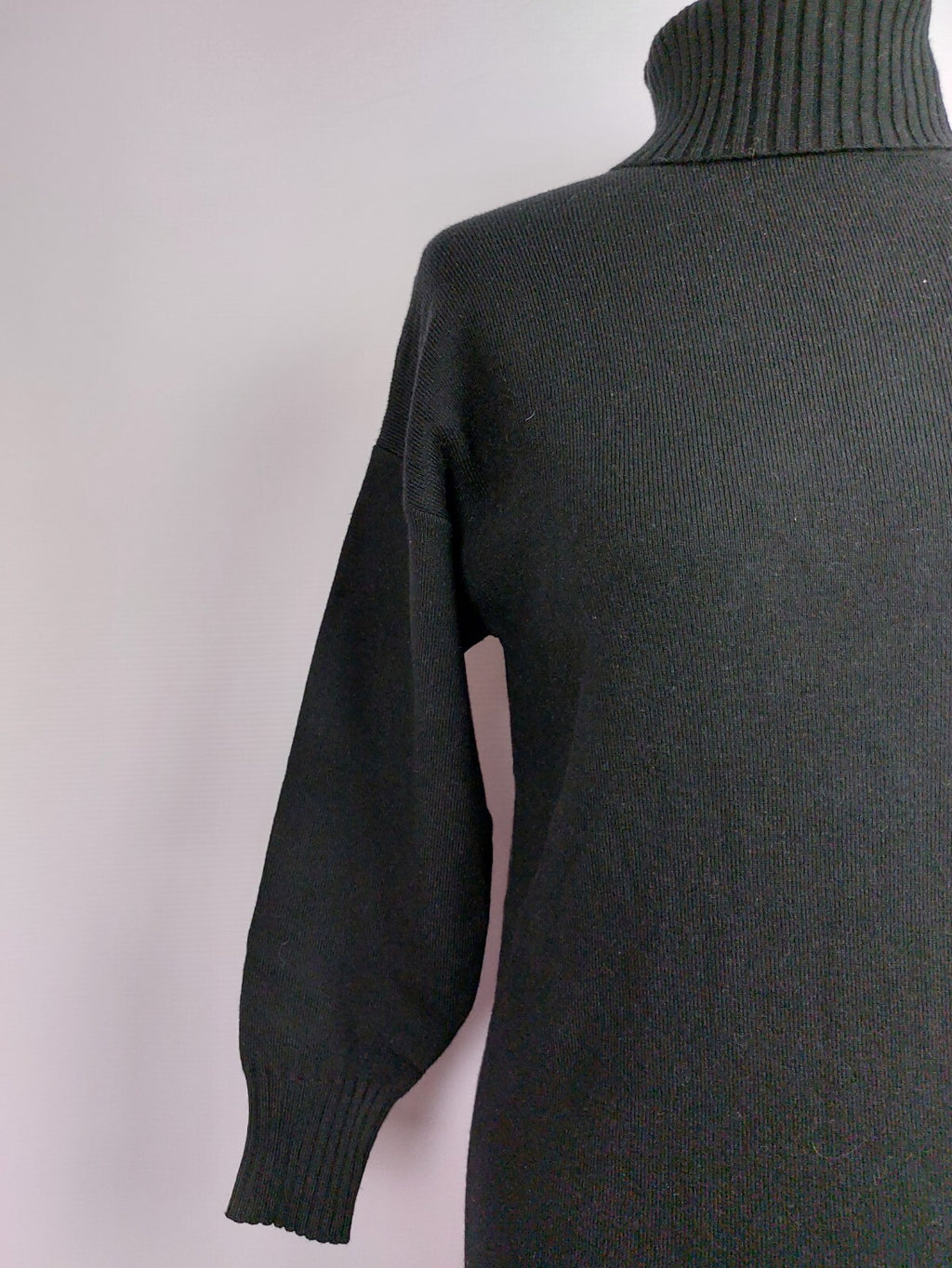 EK4571 Mädchen Strickkleid von Zara, schwarz, Gr.130 (8-9)2