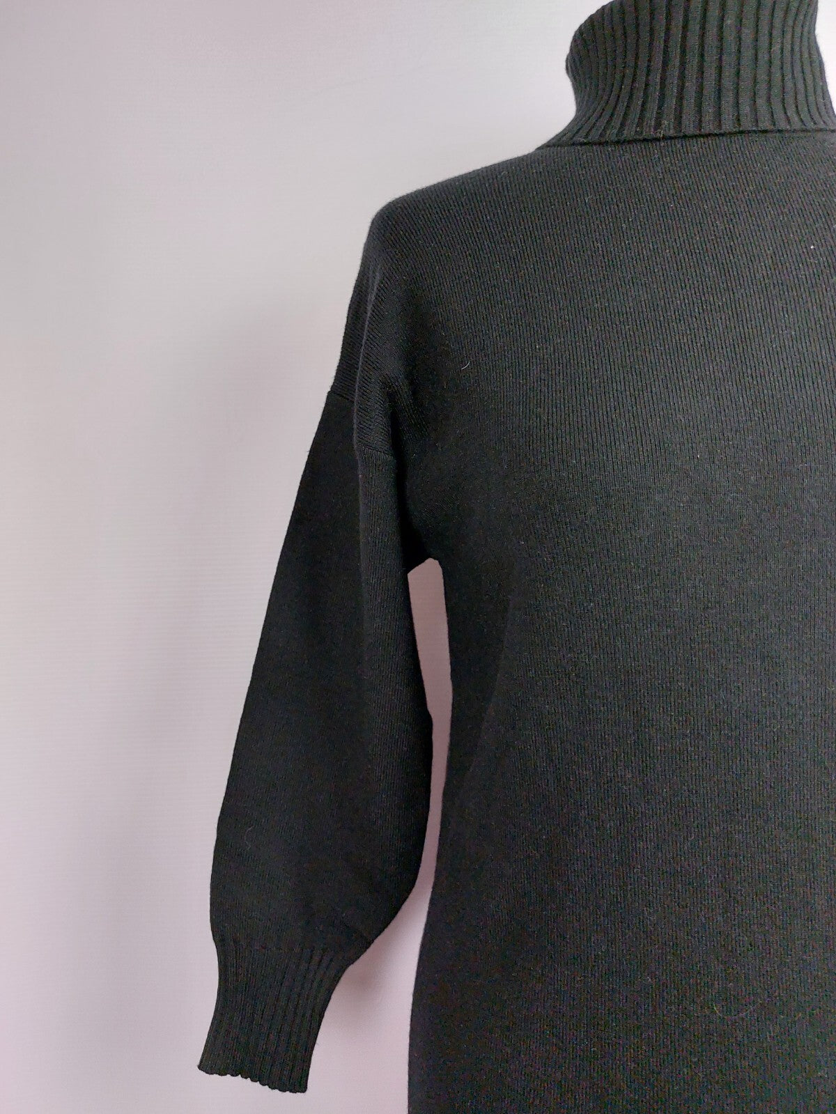 EK4571 Mädchen Strickkleid von Zara, schwarz, Gr.130 (8-9)2