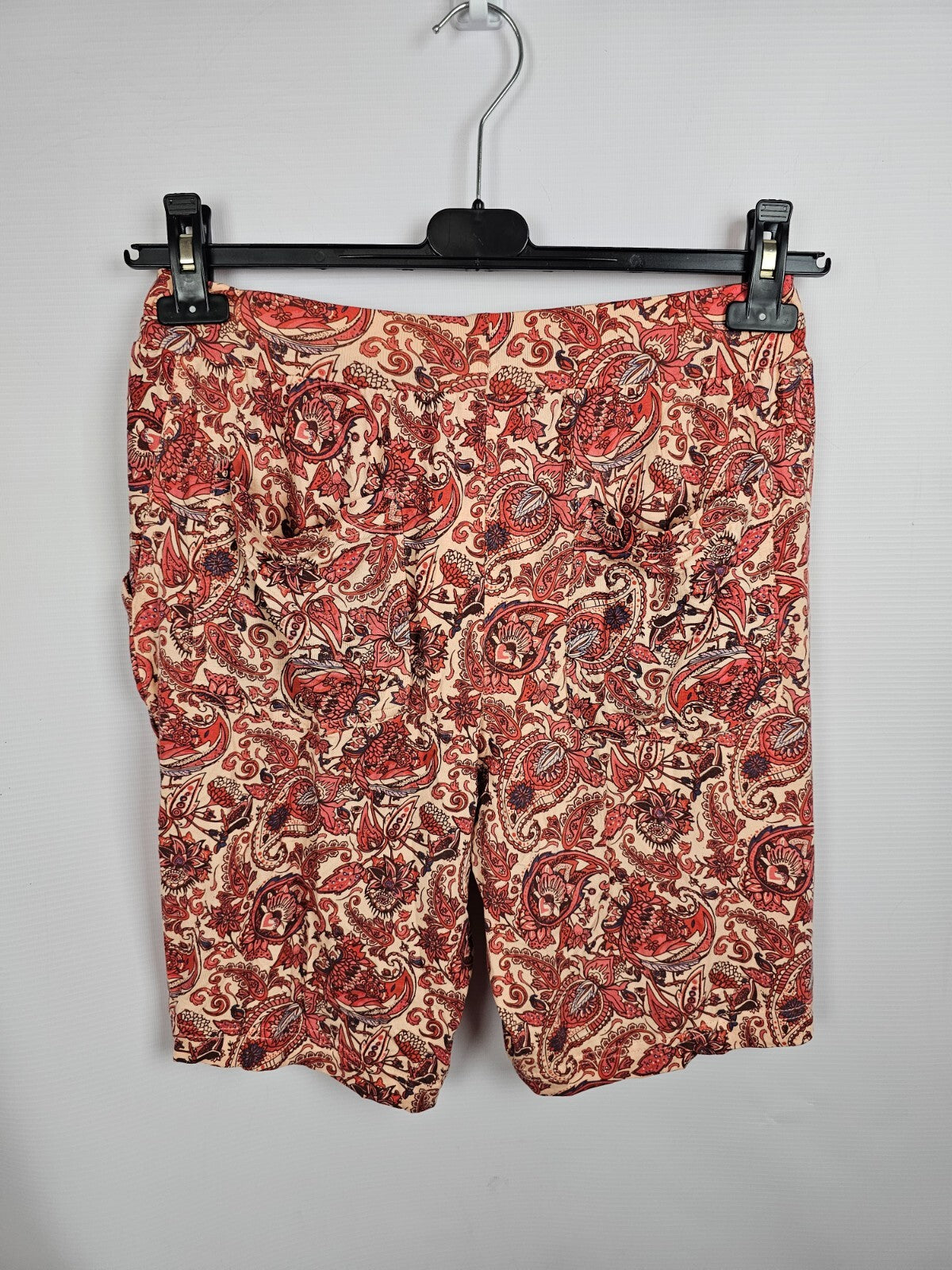 EK5602 Damen Stoff Shorts von bpc, orange/rot, Gr. 36/384