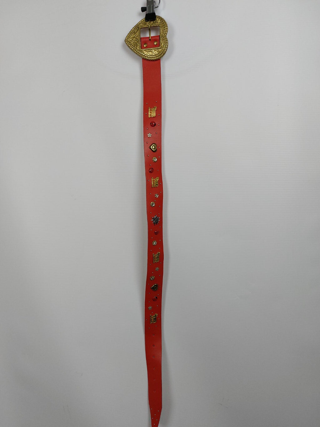 EK4667 Damen Gürtel, rot echt Leder0