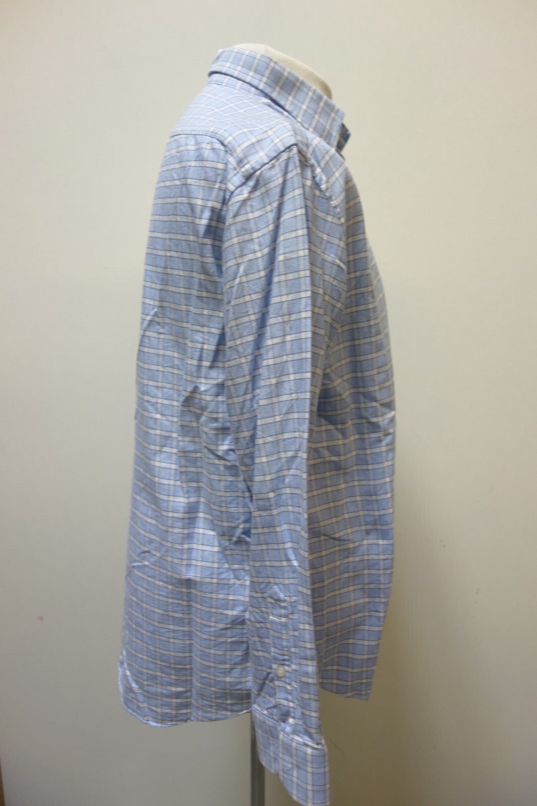 EK3653 Herren Hemd von George Hellison, blau/weiß kariert, gr. 422