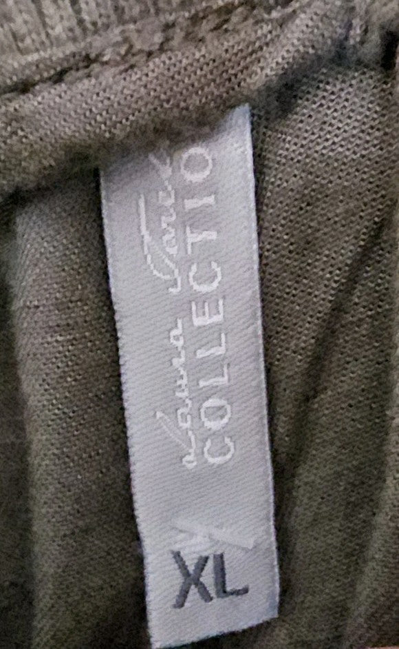 EK11104 Damen Hose Laura Torelli Gr.XL Oliv Grün Hosenbund 53cm1