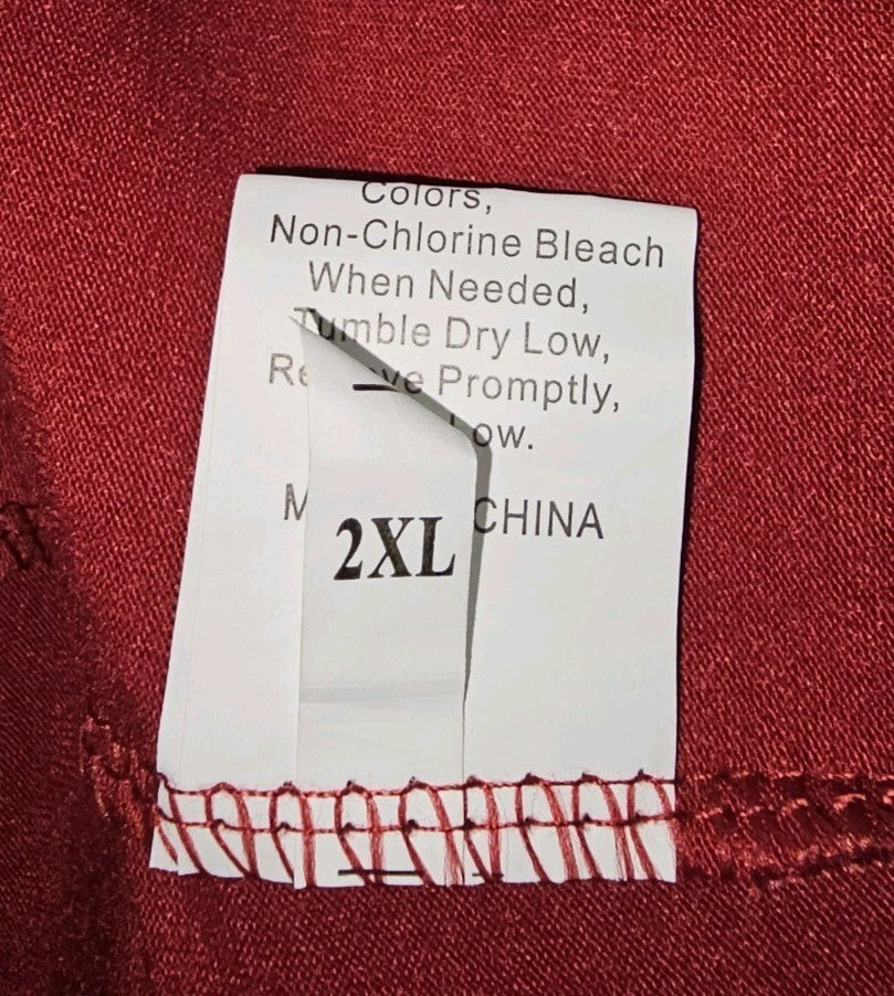 EK10293 Damen Kleid, rot, Gr.2XL2