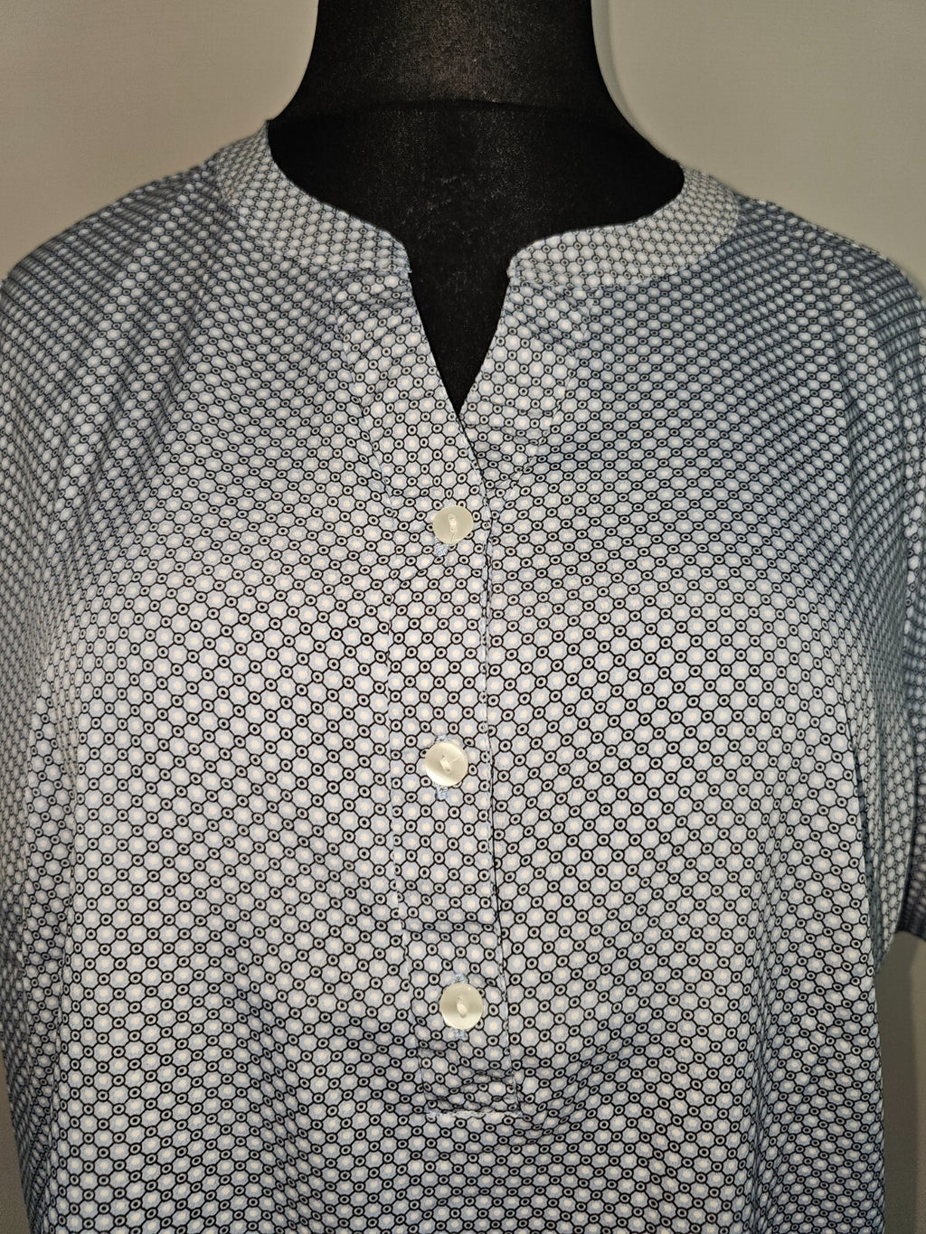 EK6470 Damen Bluse, blau, Gr.502
