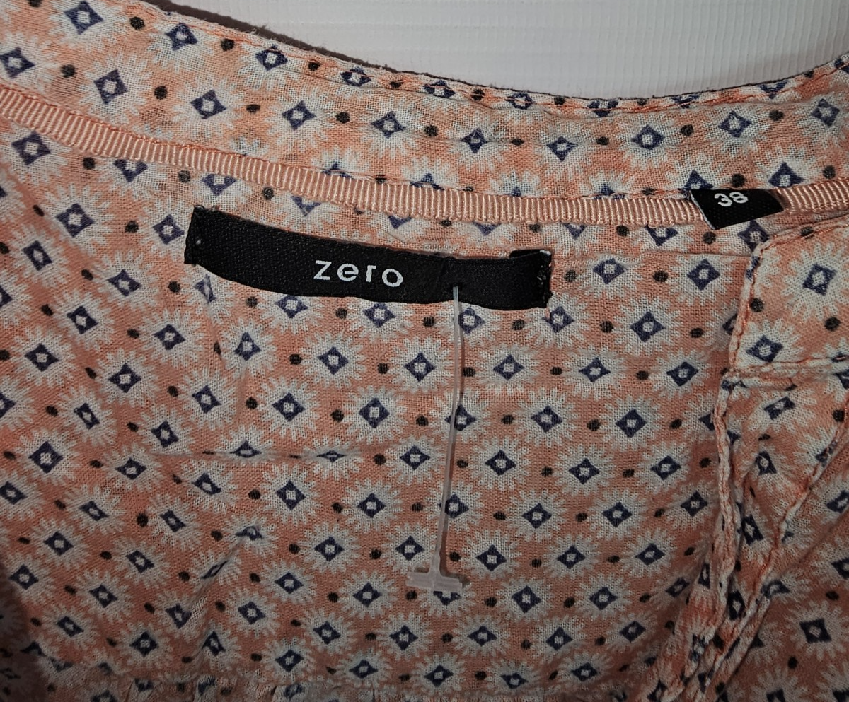 EK1846 Damen Bluse von Zero, Lachsfarbend, Gr. 383