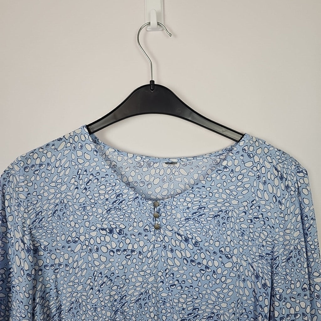 EK1562 Damen Bluse, Hellblau, Gr.M-L1