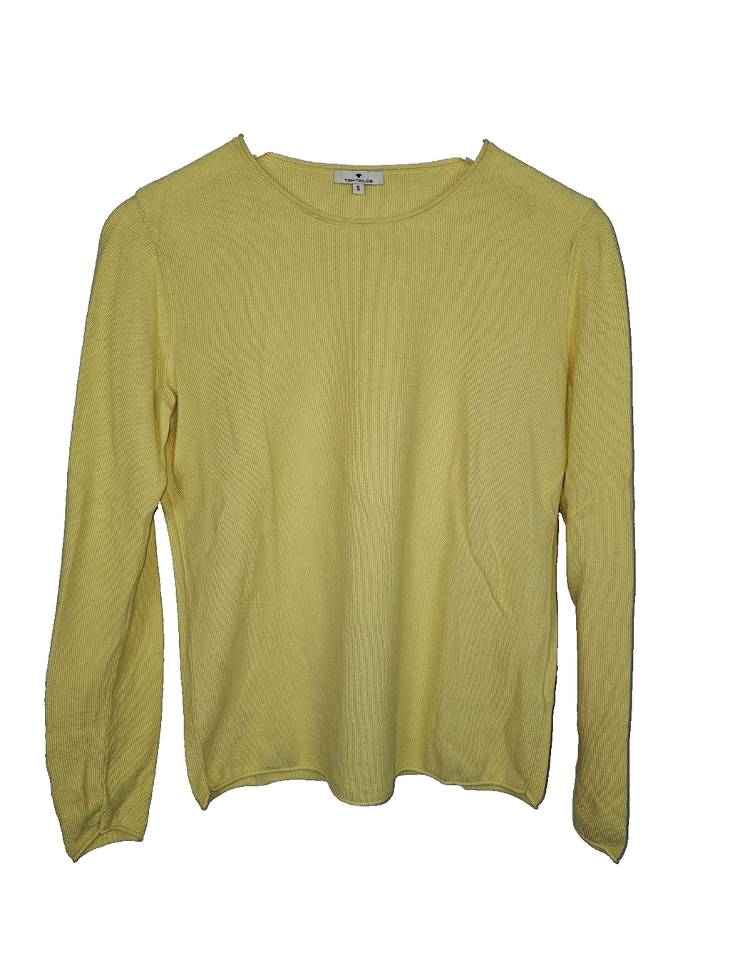 EK7455 Damen Pullover von Tom Tailor, gelb, Gr.S0