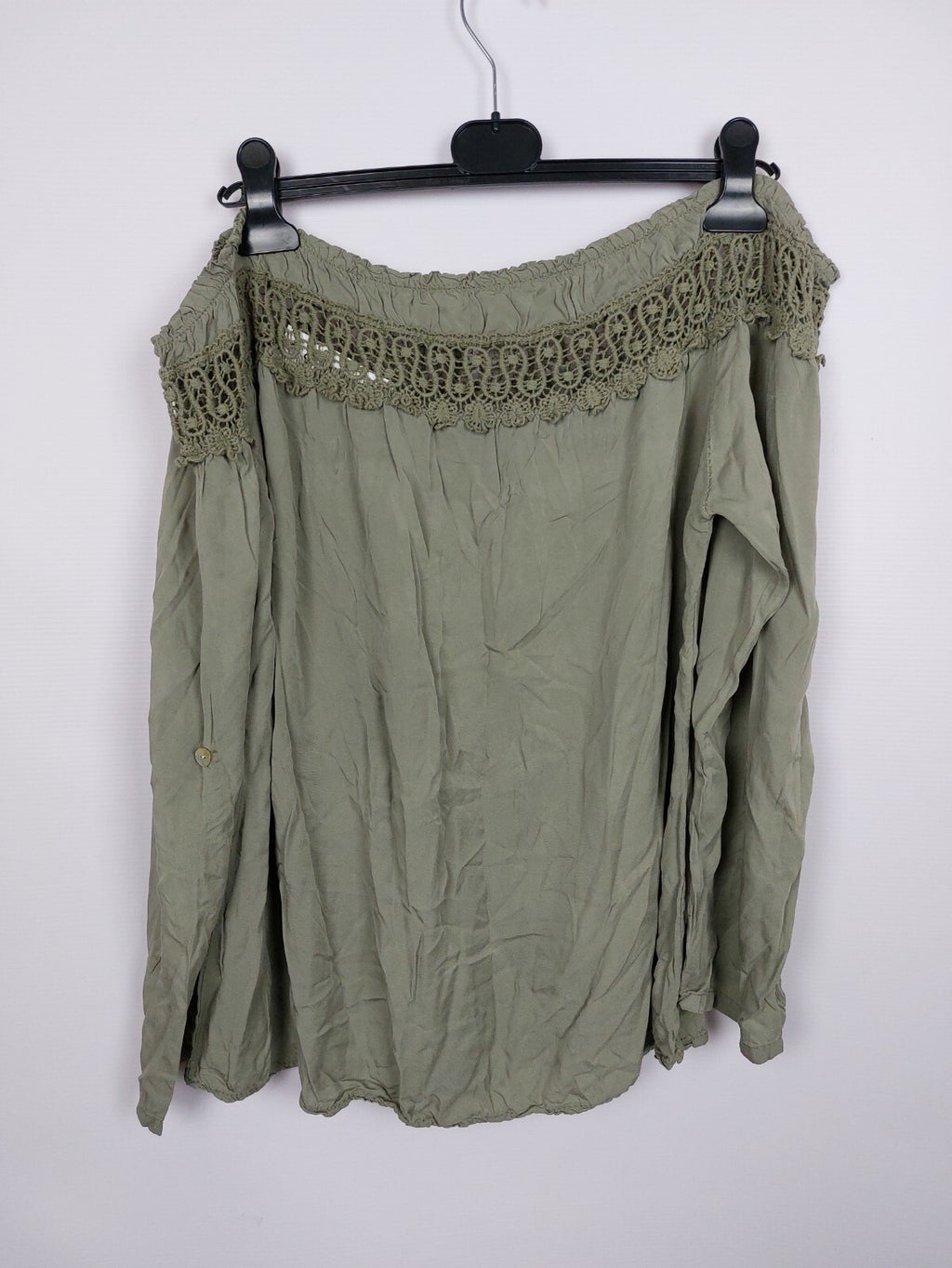 EK4324 Damen Bluse von UNICA, blassgrün, Gr. XL2