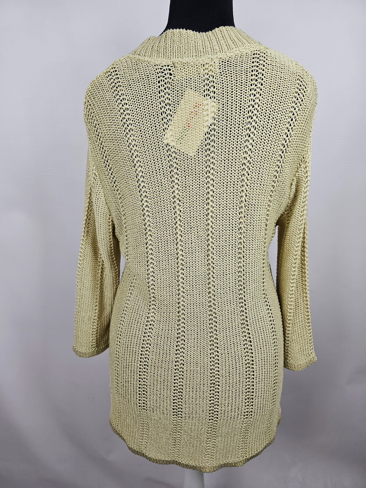 EK5479 Damen Strickjacke von Peter Luft, beigegold, Gr. L4
