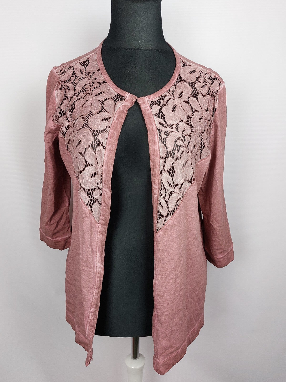 EK4568 Damen Jerseyjäckchen von Laura Torelli, altrosa, Gr. L0