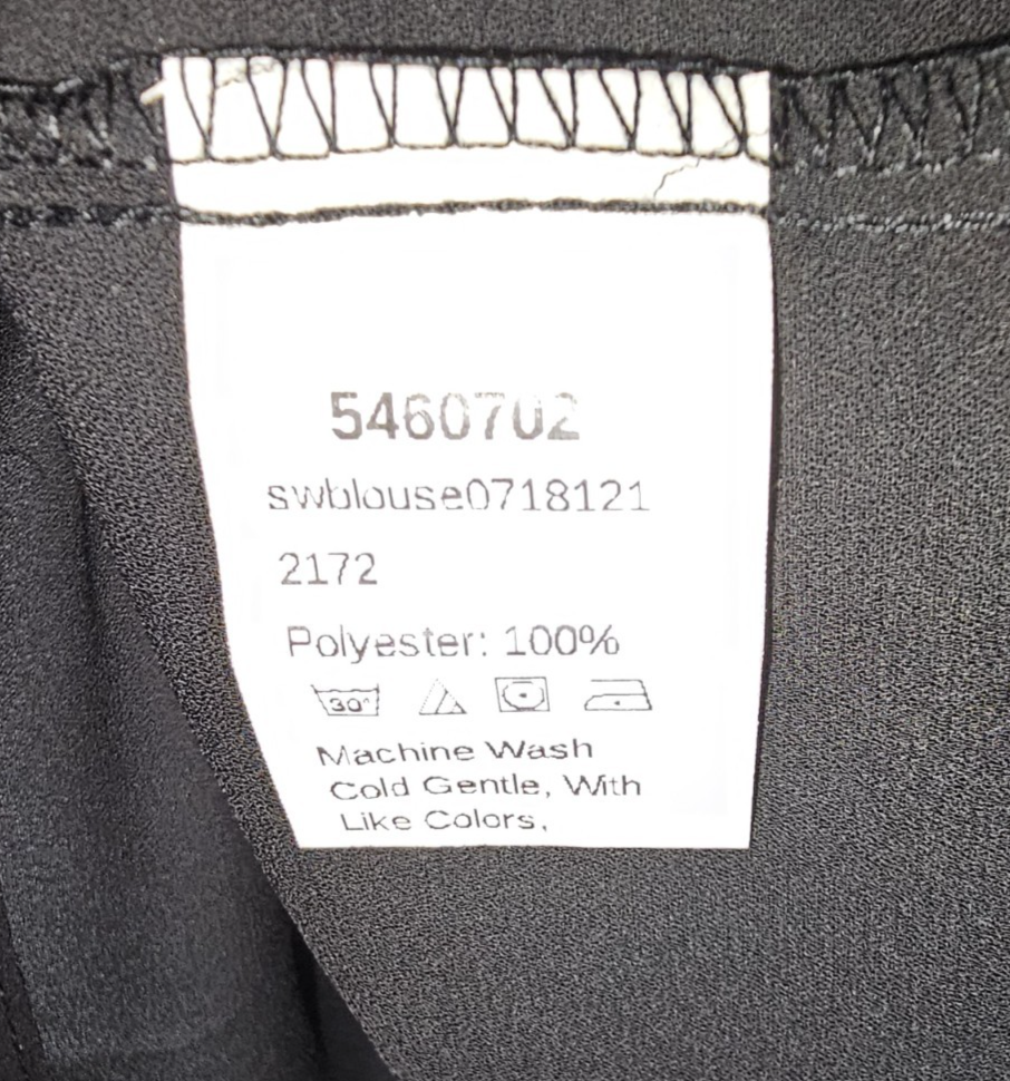 EK8396 Damen Bluse von Shein, Schwarz, Gr. S5