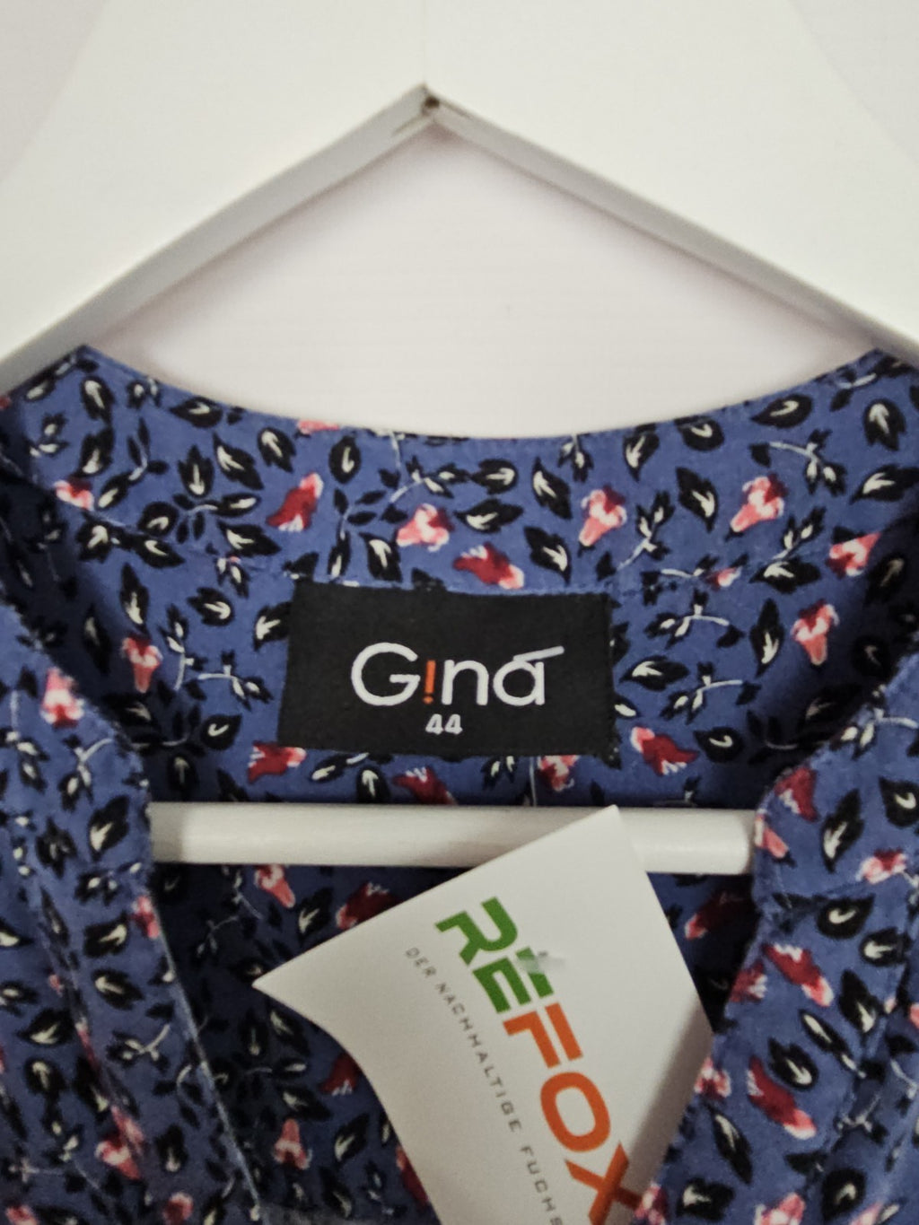 EK9530 Damen Bluse von Gina, Blau, Gr. 441
