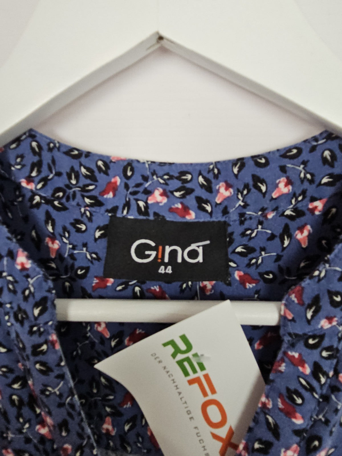 EK9530 Damen Bluse von Gina, Blau, Gr. 441