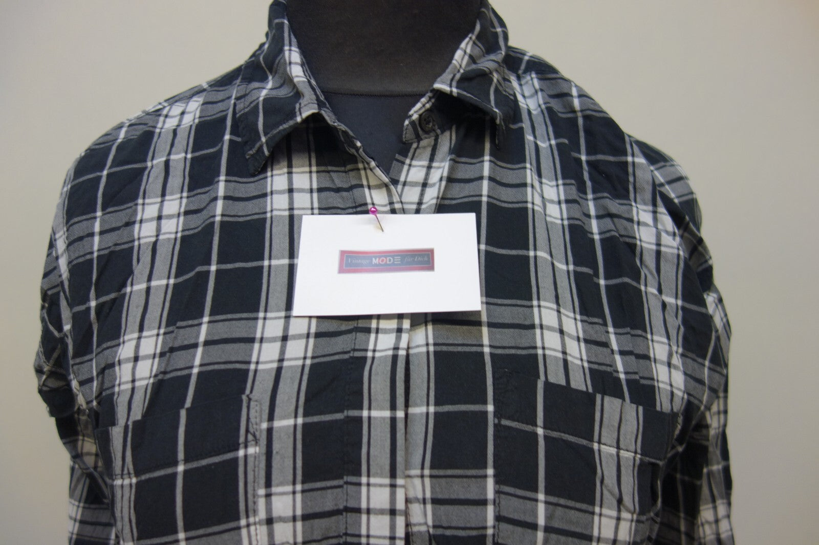 EK2506 Damen Bluse von Abercrombie&Fitch, kariert, Gr. M1