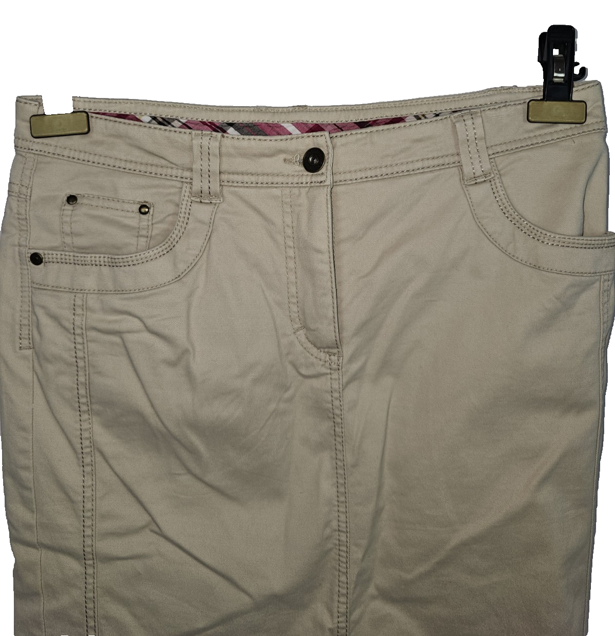 EK7821 Damen Rock von C&A, beige, Gr.381