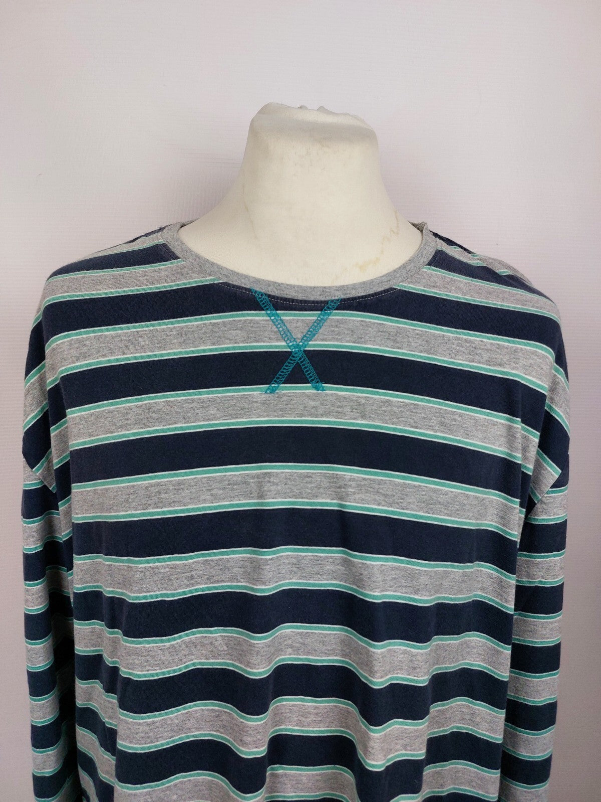 EK0277 Herren Pullover von Tchibo, blau-grau, Gr.L (Größentabelle)1