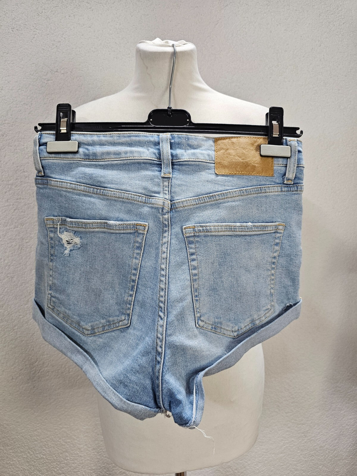 EK6203 Damen Shorts von H&M, blau, Gr. 385