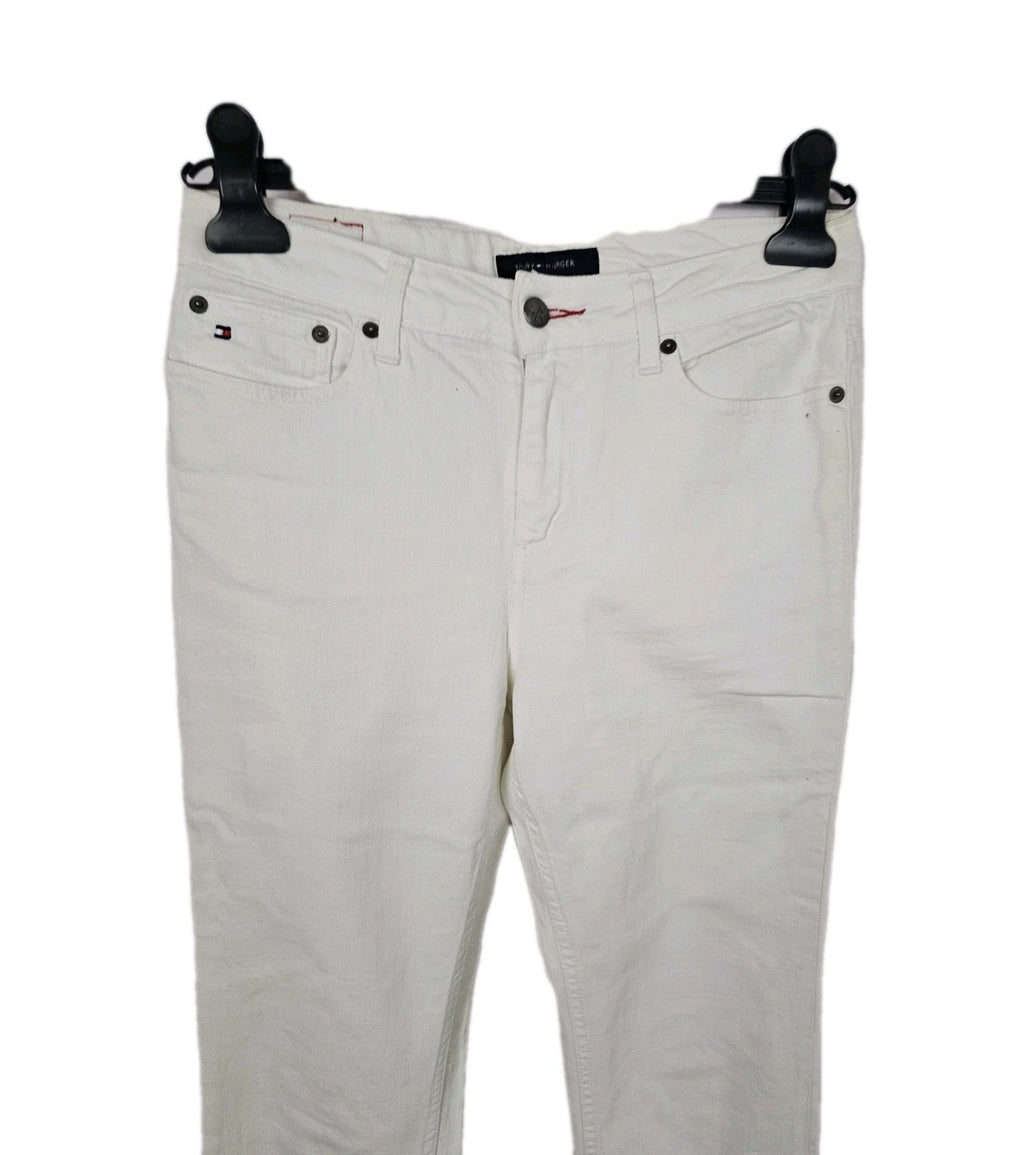 EK9091 Damen Jeans von Tommy Hilfiger, Weiß, Gr. 28/341