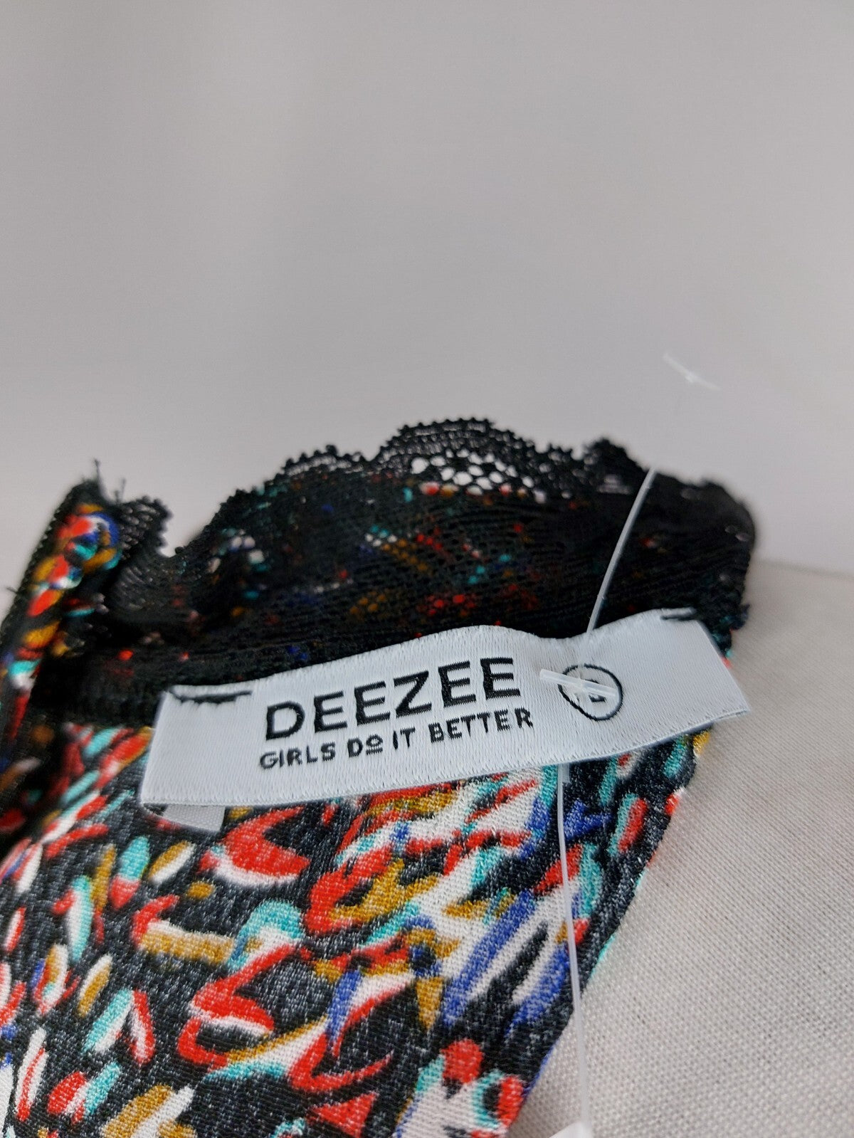 EK4913 Damen Kleid von Deezee, mehrfarbig, Gr. S8