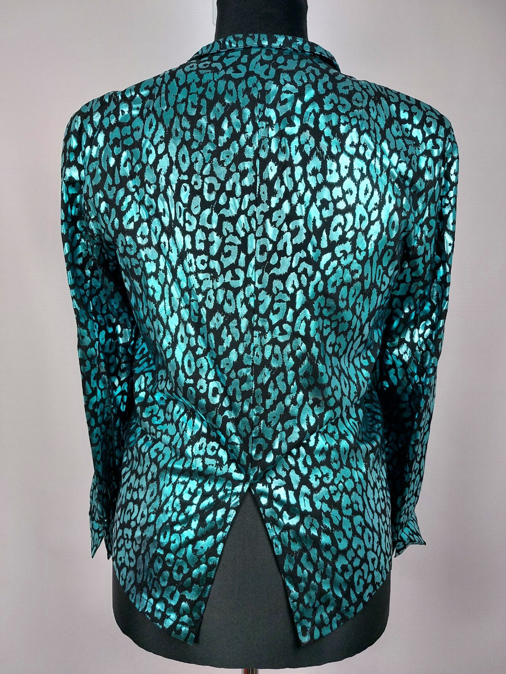 EK3587 Damen Blazer von Julia Kontex, metallic blau, Gr.46 (nach Größentabelle)6