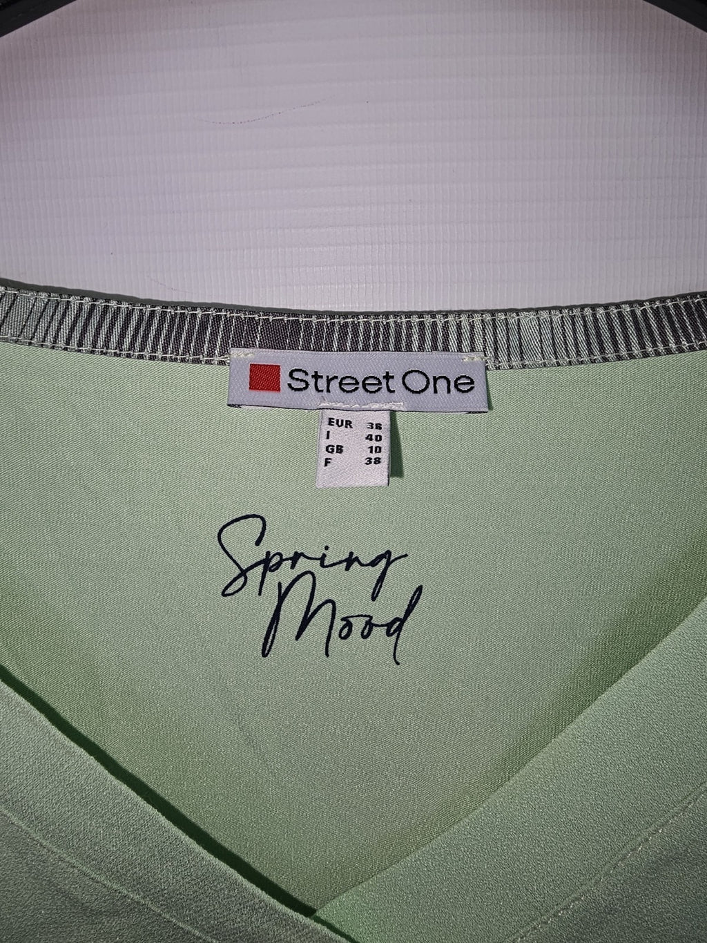 EK7859 Damen Bluse von Street One, Grün, Gr. 362
