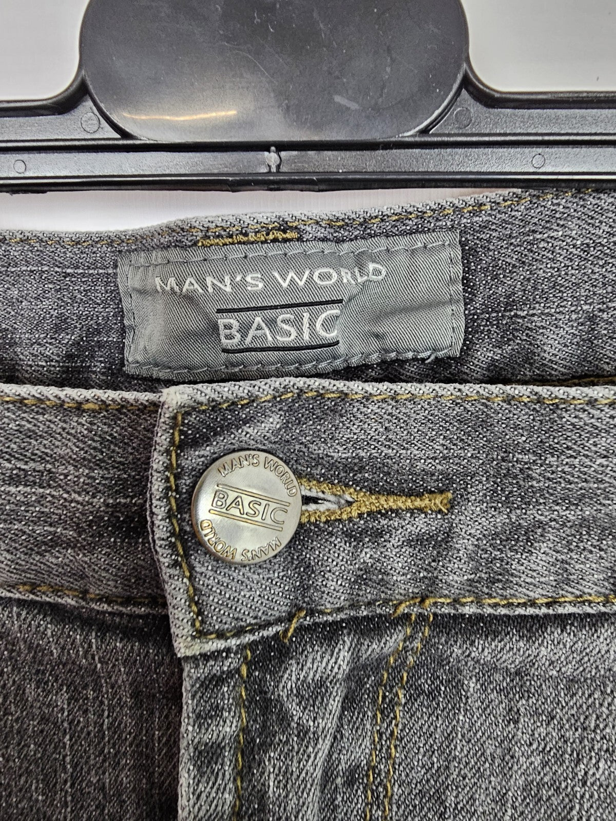 EK5927 Herren Jeans von Man's World Basic, grau, Gr.541
