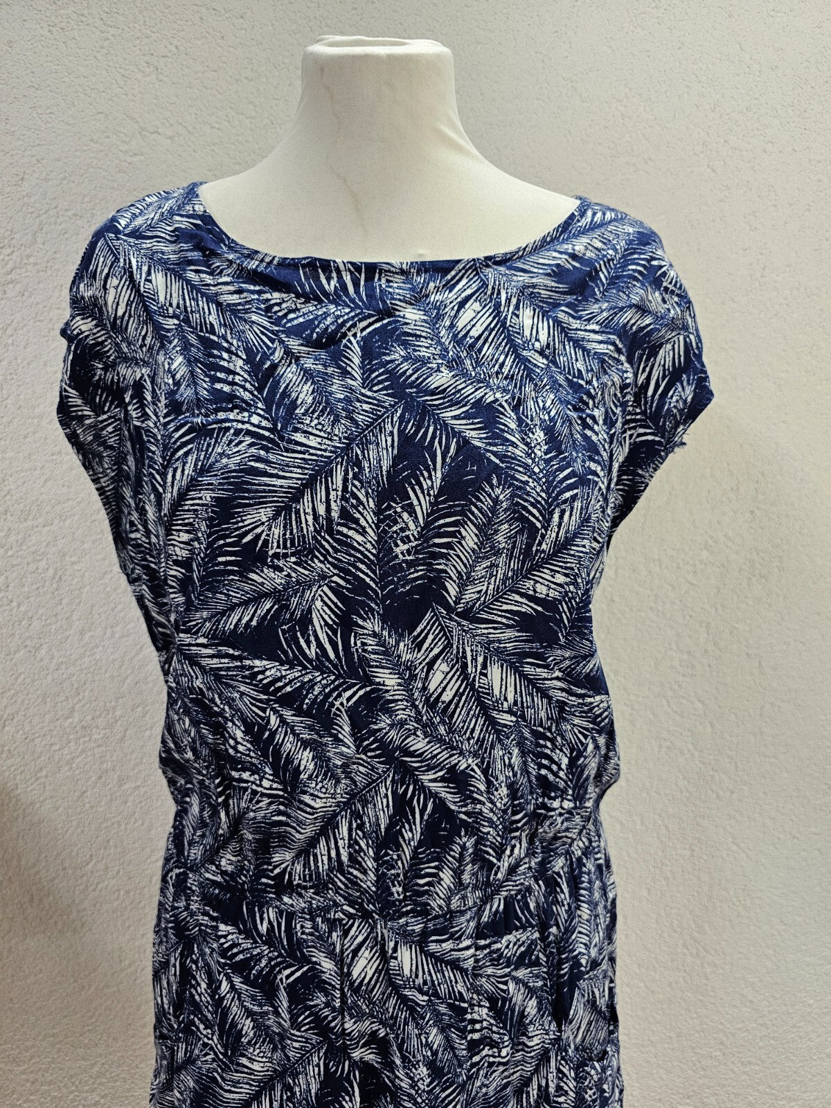 EK5979 Damen Kleid von Tom Tailor, blau/weiß, Gr. 381