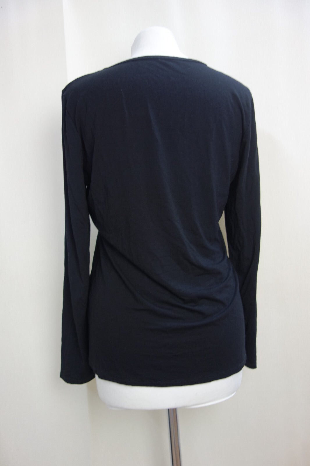 EK0521 Damen Shirt von Pfeffinger, schwarz mit Pallietten, Gr.383