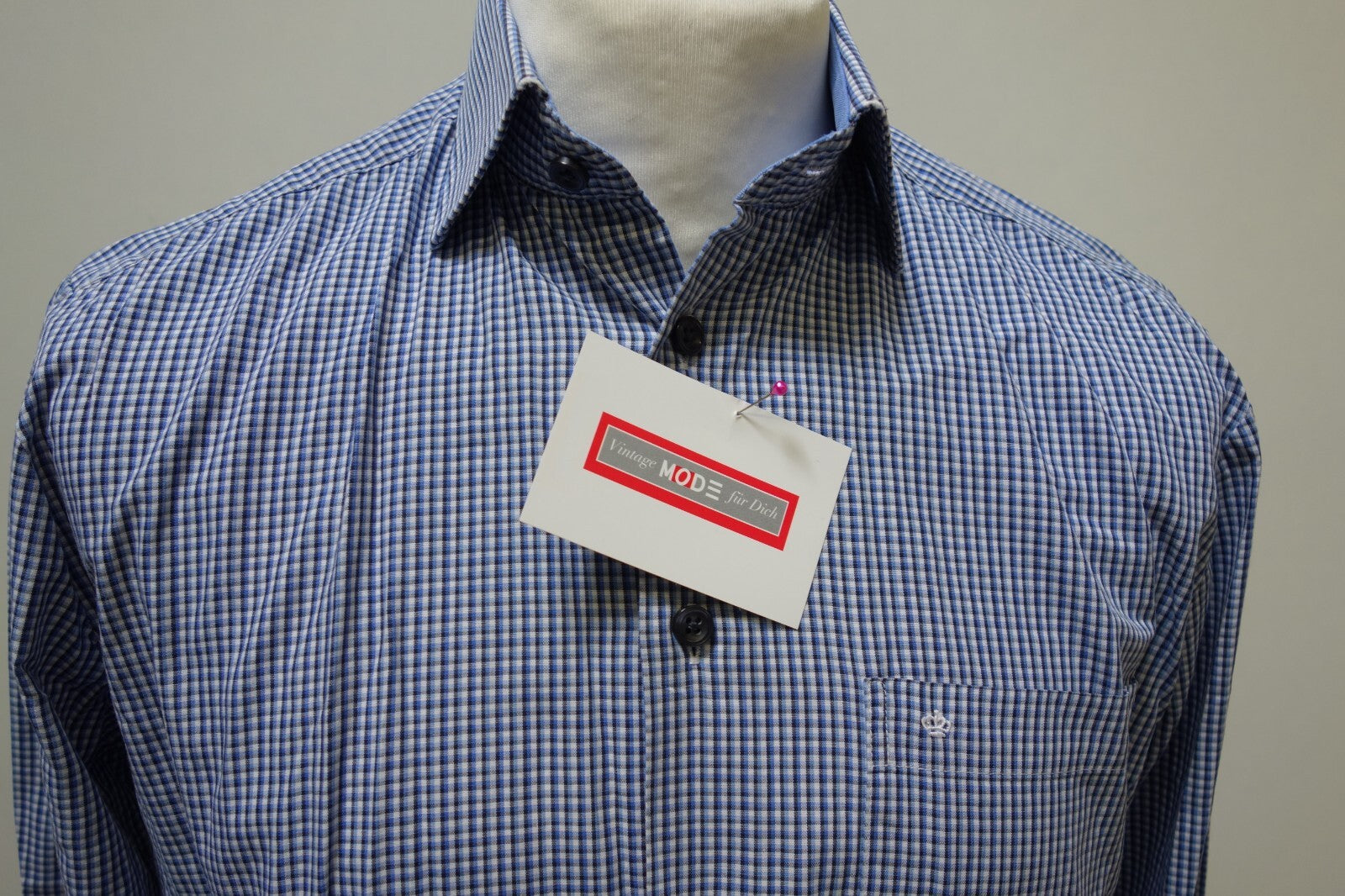 EK1915 Herren Hemd von Seidensticker, kariert, Gr. 391