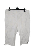 EK9363 Damen Capri Hose von CollectionL, Weiß, Gr. 400