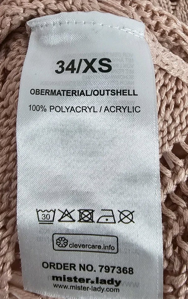 EK7302 Damen Pullover Blind Date Gr.XS Rosa2