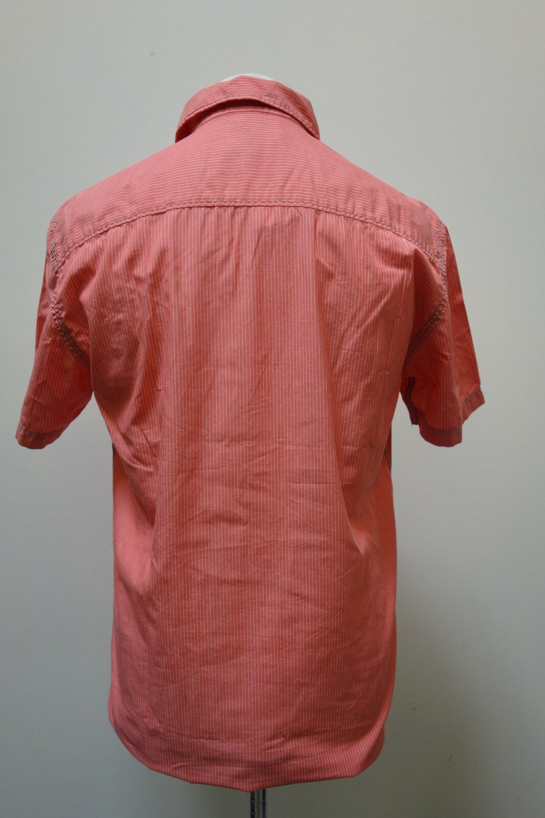 EK0670 Herren Hemd von s.Oliver, rosa, gestreift, S4