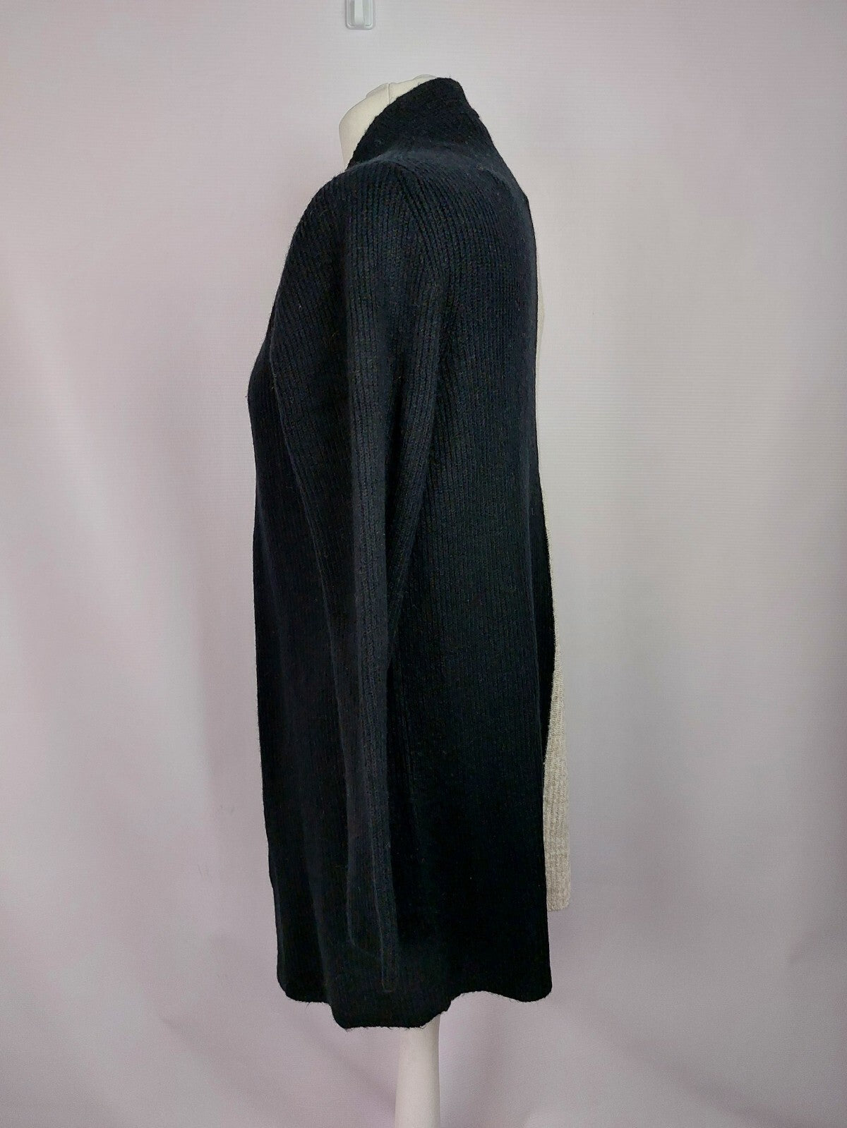 EK5032 Damen Strickjacke von Tom Tailor, schwarz/beige, Gr. S4