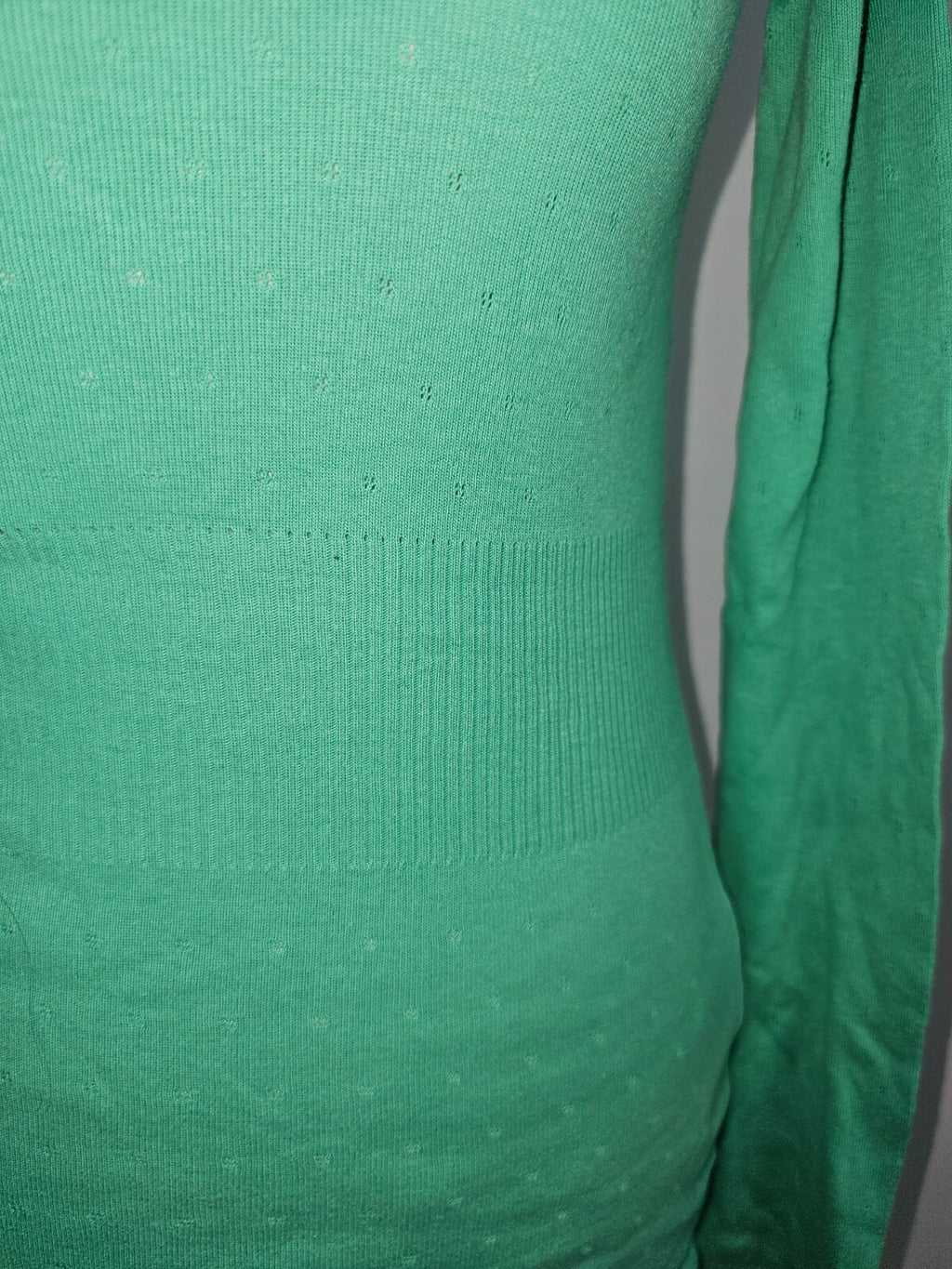 EK3691 Damen Langarmshirt von NoaNoa, grün, Gr.XS1