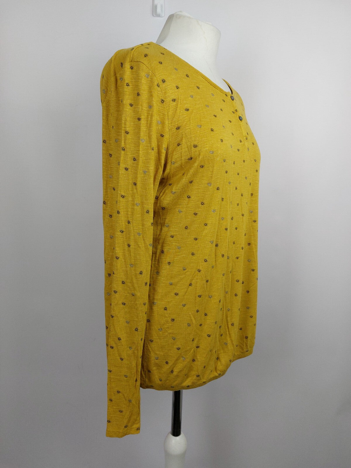 EK0695 Damen Langarmshirt von edc, senfgelb, Gr. XL4