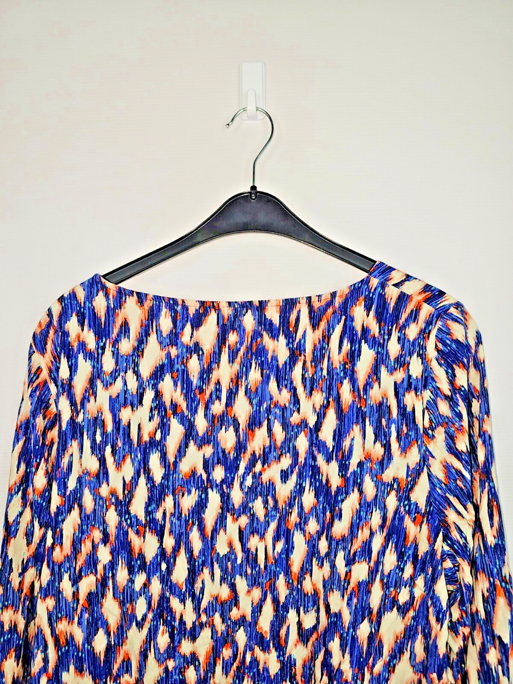 EK6425 Damen Bluse von Street One, blau-orange, Gr.L4