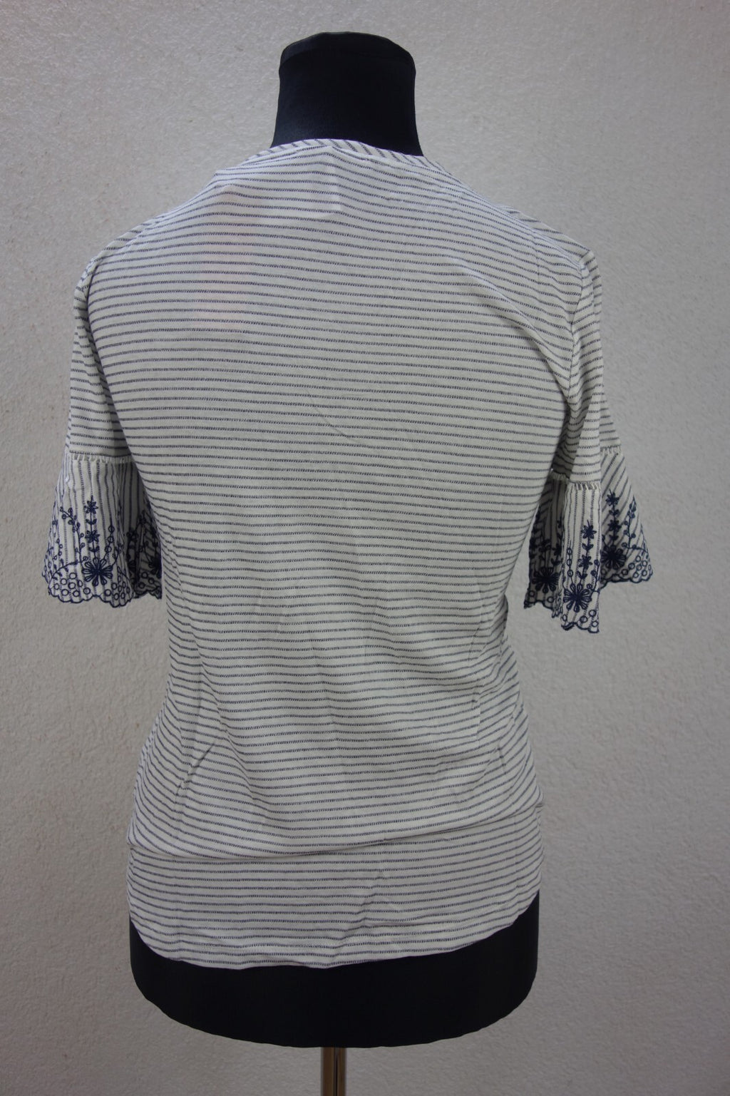 EK1028 Damen TShirt von s.Oliver, weiß/grau, Gr. 383