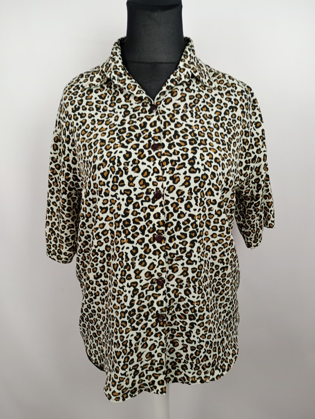 EK2305 Damen Bluse von Prianka´s, leoprint, G. XXL0