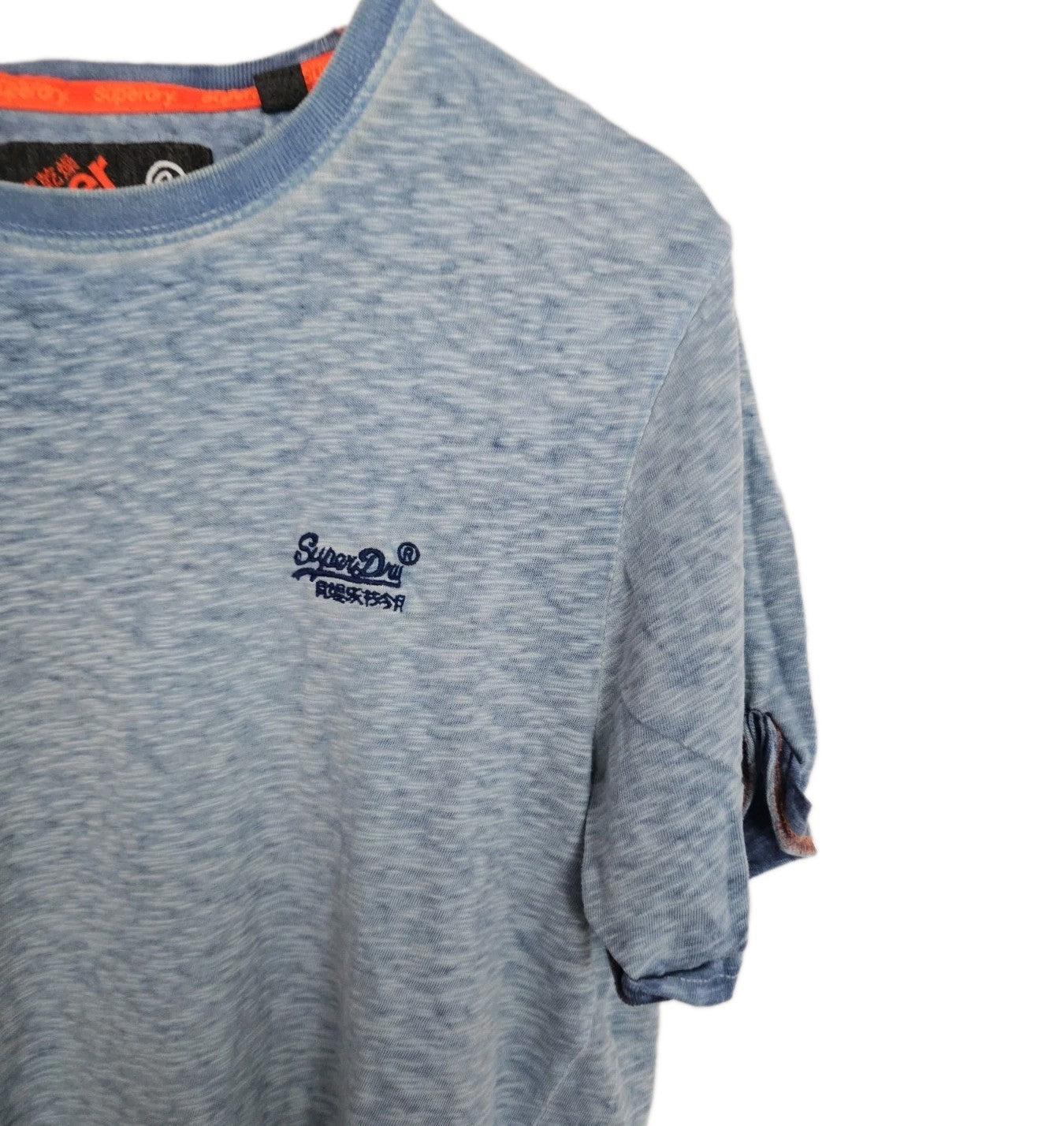 EK9639 Herren T-Shirt von Super Dry, hellblau, Gr.XL1