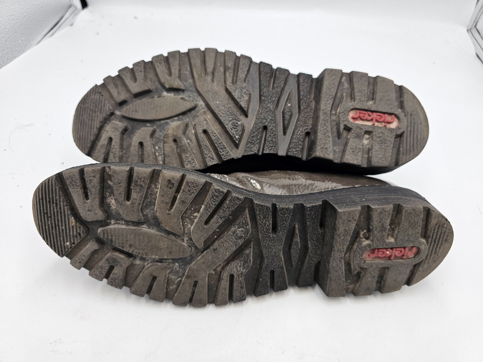 ES0006 Damen Halbschuhe von Rieker, grau, Gr. 385