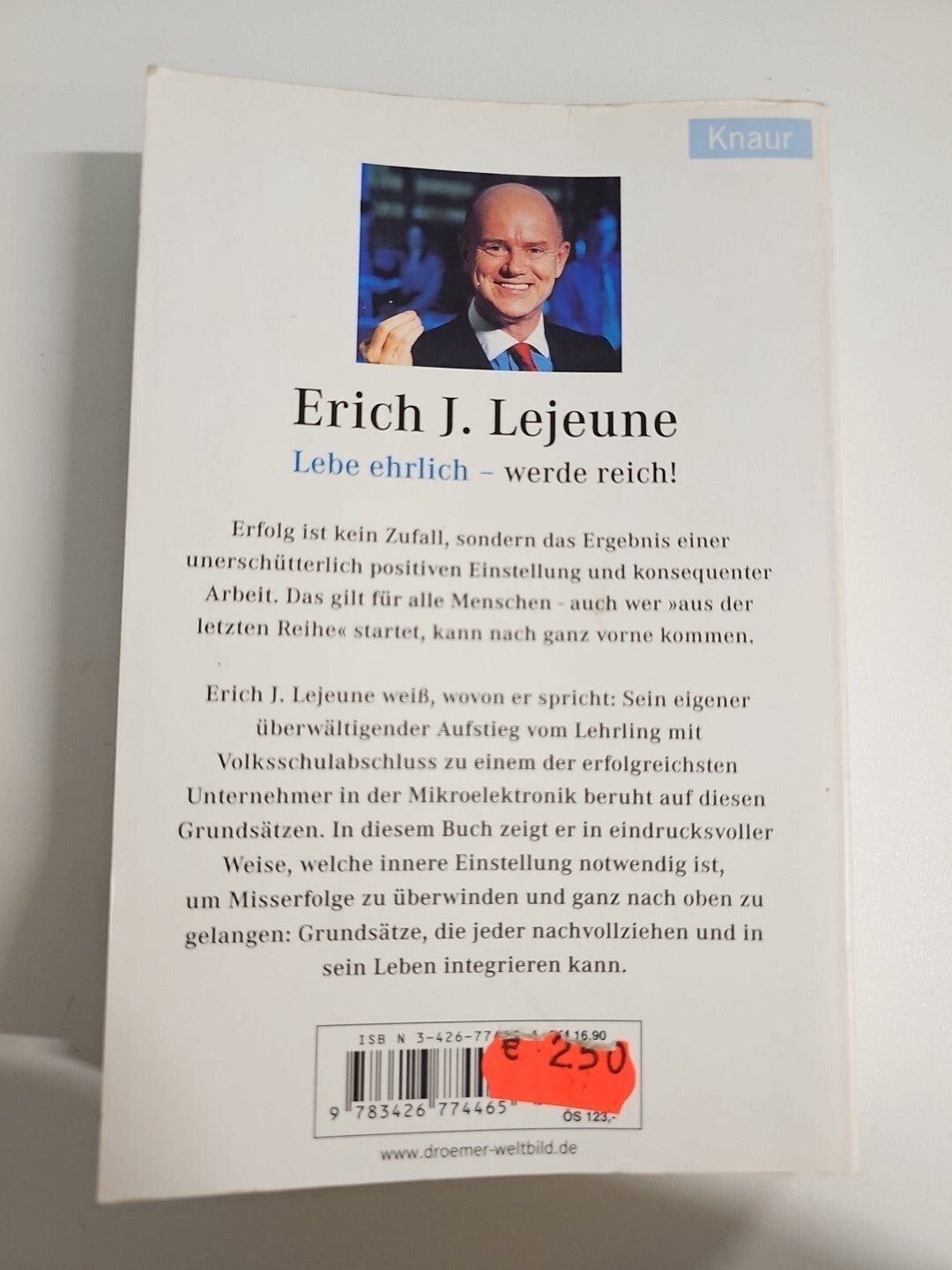 EB970 Lebe ehrlich, werde reich! - Erich J. Lejeune1