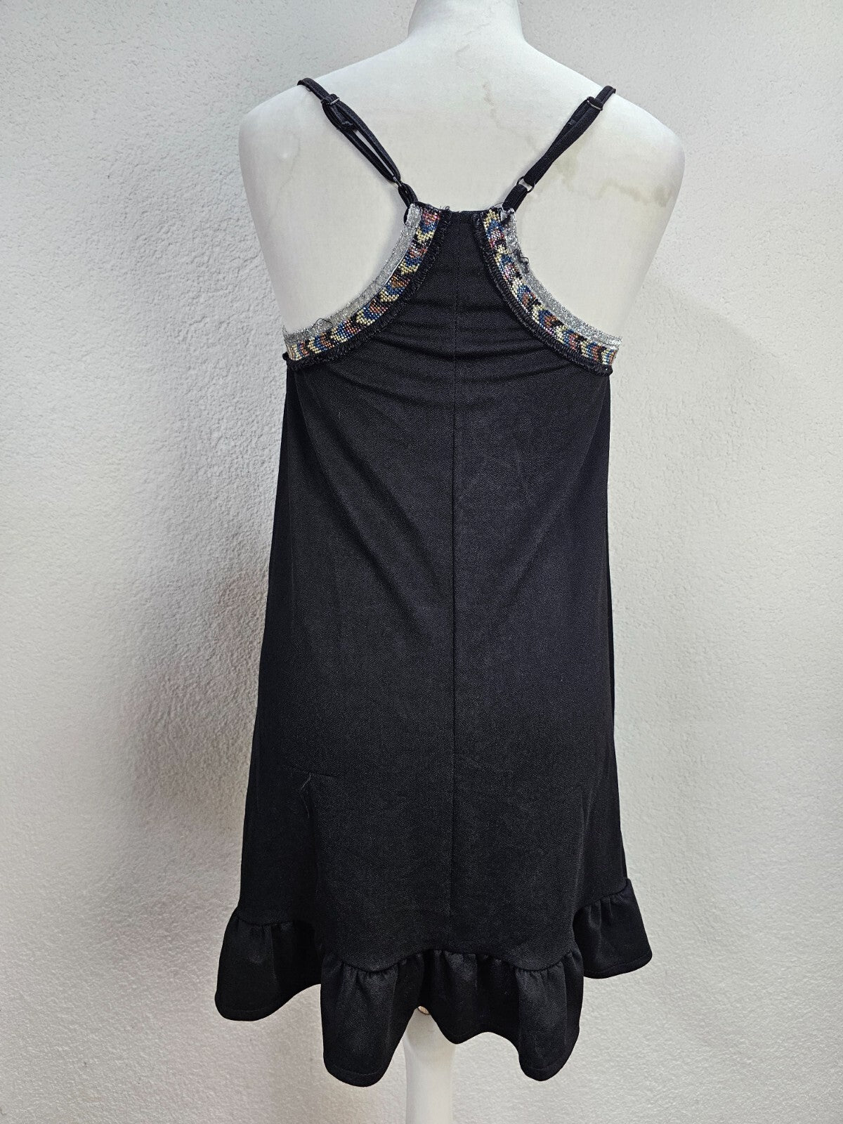 EK5790 Damen Kleid von Gold & Silber, schwarz, Gr.M4