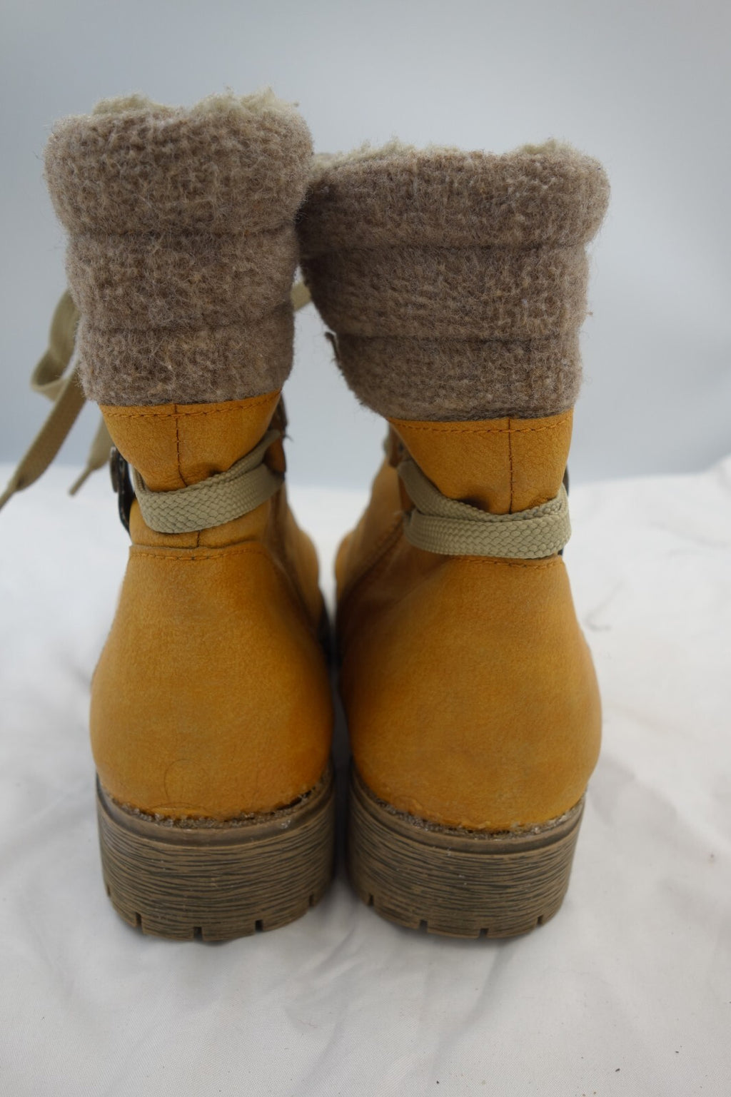 ES0596 Damen Stiefeletten von Footflexx, ocker, Gr. 383
