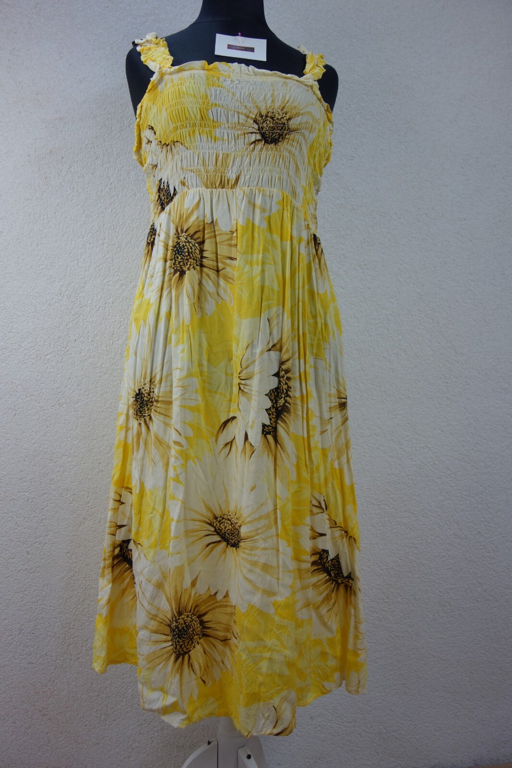 EK3865 Damen Kleid von H&M, gelb, Gr. XL0