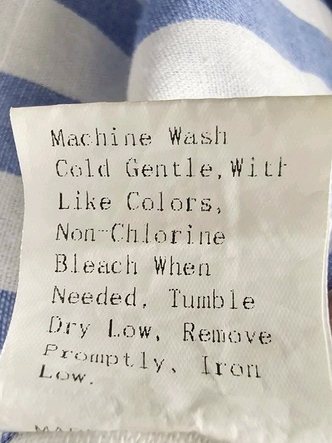 EK9371 Damen Kleid von SheIn, Weiß/Blau, Gr. L5