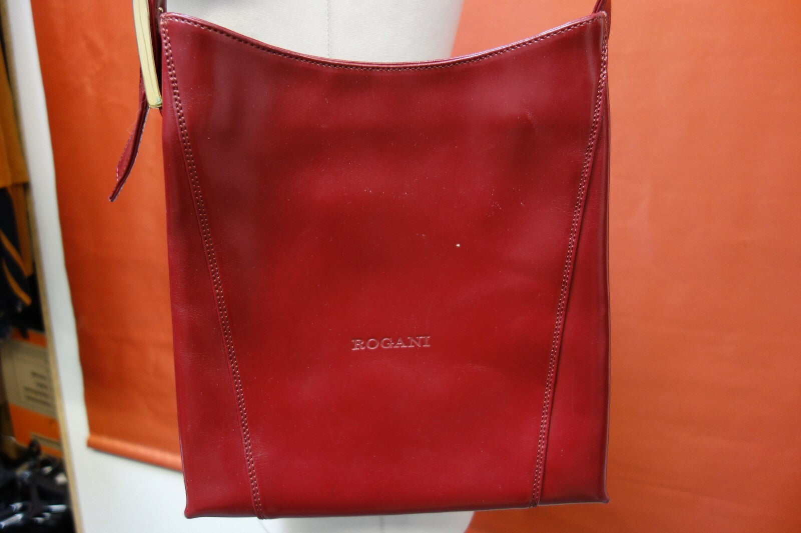 EK0087 Damen Handtasche von Rogani, rot0