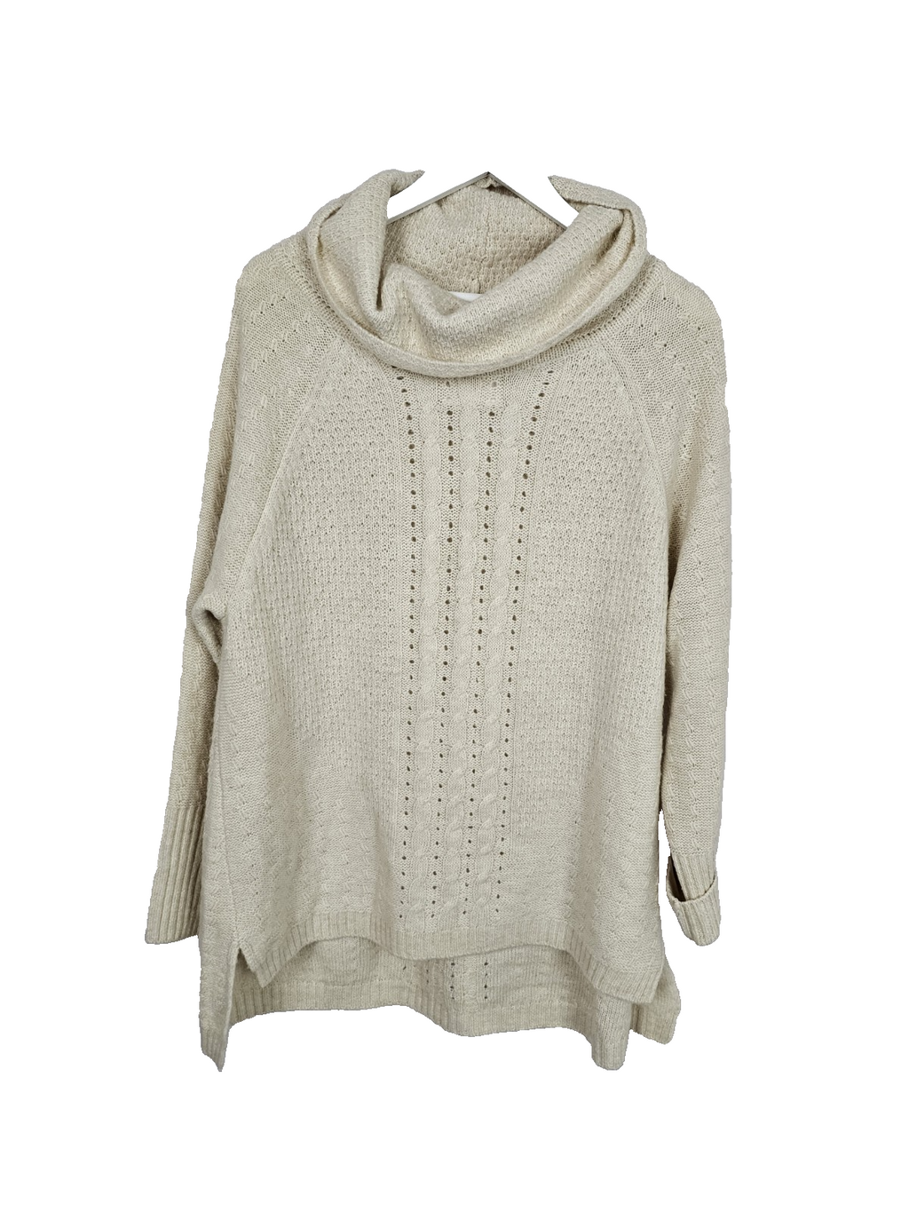 EK8375 Damen Pullover, Beige, Gr. Ca L/XL0