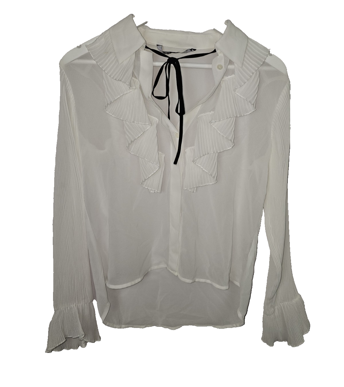 EK8624 Damen Bluse von Zara, Weiß, Gr. S0